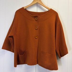 Kasper Dark Academia Mod Cardigan Women Large Twee Fall Fashion Classic Chic